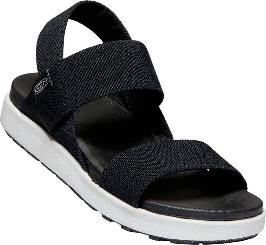 Keen Elle Backstrap Dames Sandalen Black Zwart Gerecyclede PET flessen K1022620