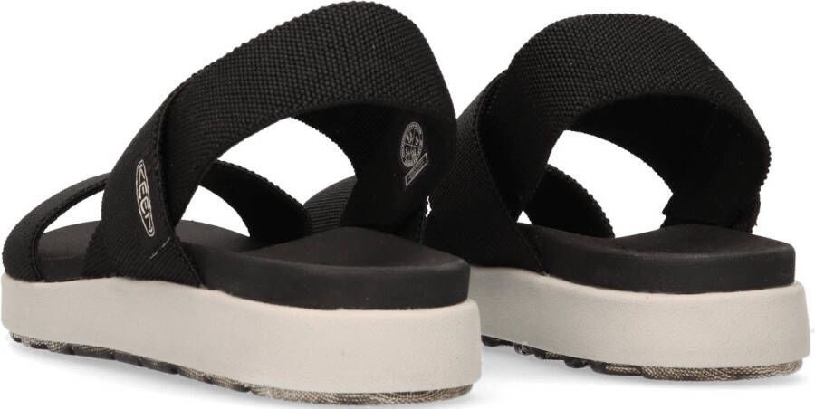 Keen Elle Backstrap Dames Sandalen Black Zwart Gerecyclede PET flessen K1022620