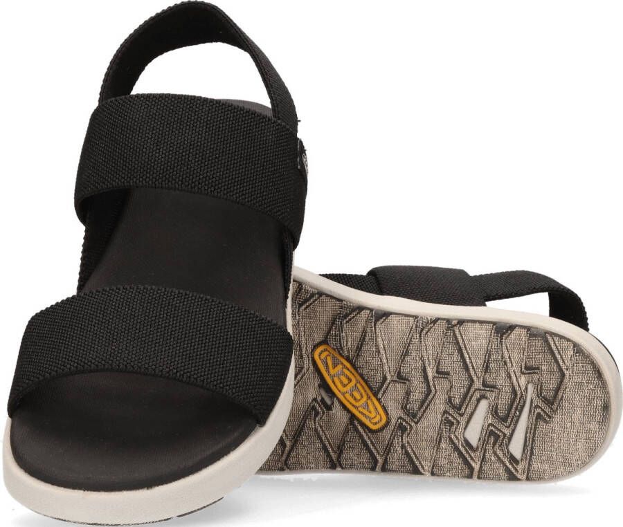 Keen Elle Backstrap Dames Sandalen Black Zwart Gerecyclede PET flessen K1022620