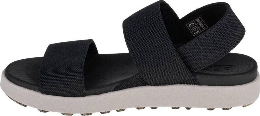 Keen Elle Backstrap Dames Sandalen Black Zwart Gerecyclede PET flessen K1022620