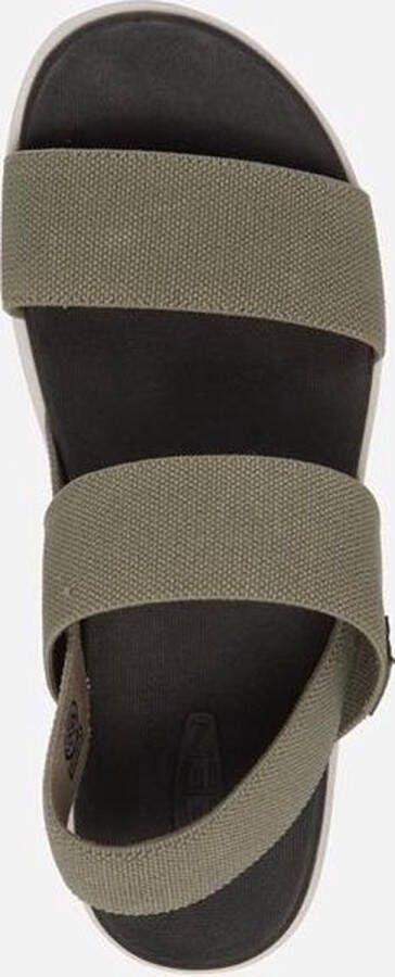 Keen Elle Backstrap Dames Sandalen Dusty Olive Groen Gerecyclede PET flessen K1022623