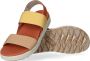 Keen Elle Backstrap Dames Sandalen Fossil Orange Silver Birch Oranje Gerecyclede PET flessen K1026041 - Thumbnail 5