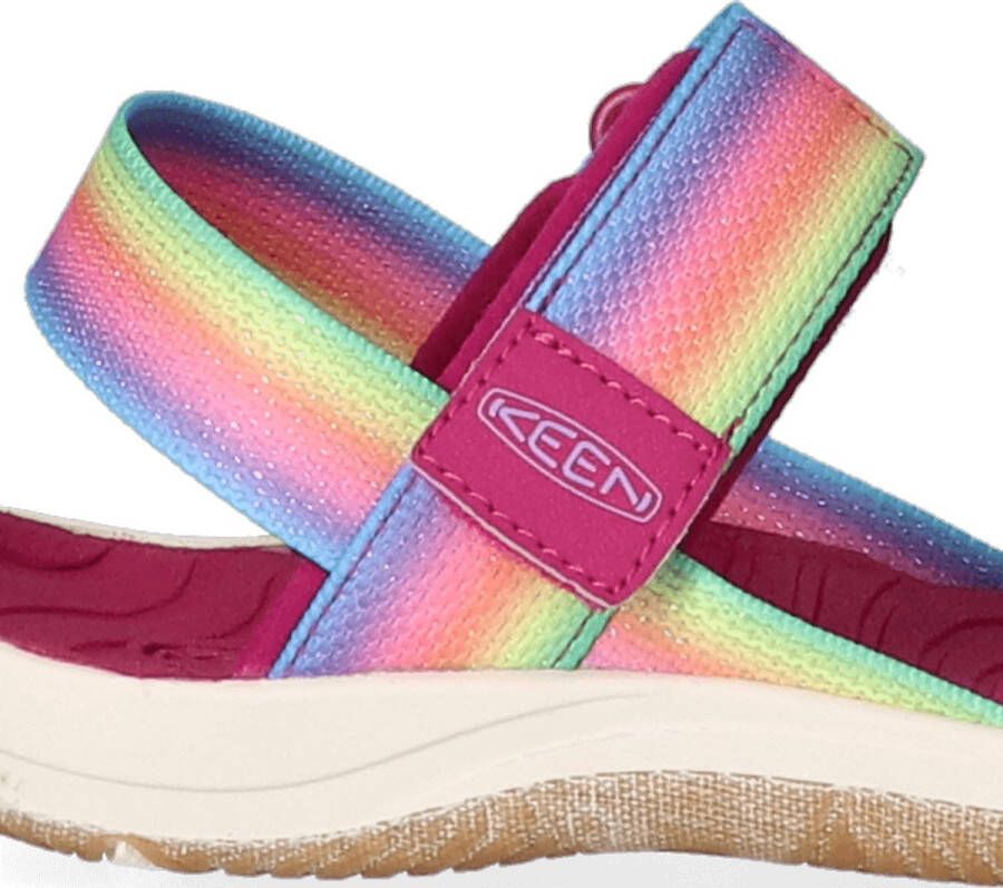 Keen Elle Backstrap Older Kids Sandalen Rainbow Festival Fuchsia K1027308