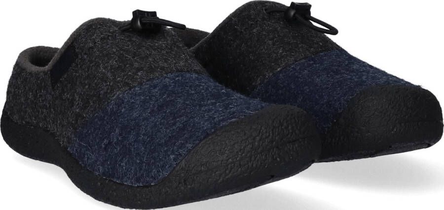 Keen Howser III Slide Heren Slip-On Black Iris Felt Magnet Zwart Gerecyclede PET flessen K1026658 - Foto 9