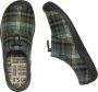 Keen Howser III Slide Heren Slip-On Green Plaid Black Groen Gerecyclede PET flessen K1026656 - Thumbnail 5