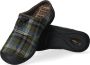 Keen Howser III Slide Heren Slip-On Green Plaid Black Groen Gerecyclede PET flessen K1026656 - Thumbnail 10