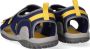 Keen Knotch Creek Older Kids' Open-Toe Sandalen Blue Depths Yellow Blauw Nylon K1026159 - Thumbnail 9