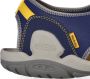 Keen Knotch Creek Older Kids' Open-Toe Sandalen Blue Depths Yellow Blauw Nylon K1026159 - Thumbnail 11