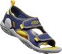 Keen Knotch Creek Older Kids' Open-Toe Sandalen Blue Depths Yellow Blauw Nylon K1026159 - Thumbnail 5