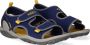 Keen Knotch Creek Older Kids' Open-Toe Sandalen Blue Depths Yellow Blauw Nylon K1026159 - Thumbnail 7