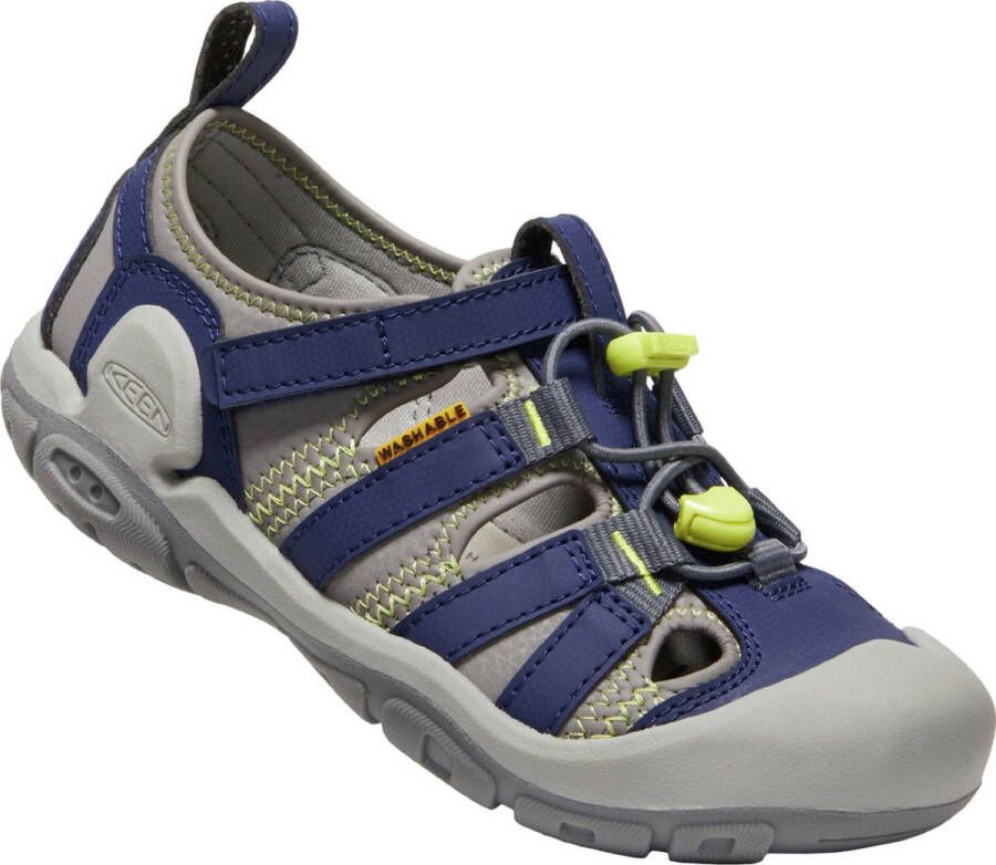 Keen Knotch Creek Older Kids' Sandalen Steel Grey Blue Depths Grijs Nylon K1026153