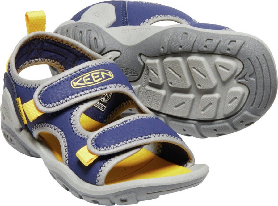 Keen Knotch Creek OT Sandalen Kinderen Blue Depths Yellow