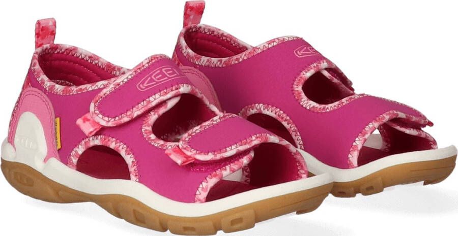 Keen Knotch Creek Younger Kids' Open-Toe Sandalen Pink Multi Roze Nylon K1025649