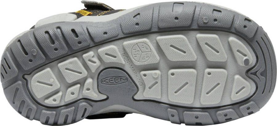 Keen Knotch Peak Older Kids Wandelschoenen Black Yellow Zwart Mesh K1025901