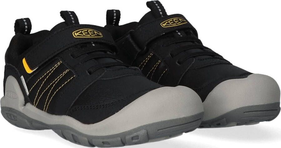 Keen Knotch Peak Older Kids Wandelschoenen Black Yellow Zwart Mesh K1025901