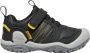 Keen Knotch Peak Older Kids Wandelschoenen Black Yellow Zwart Mesh K1025901 - Thumbnail 9