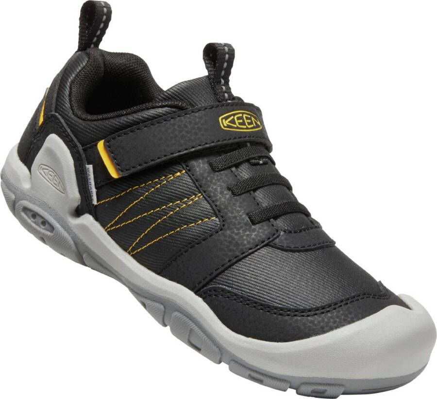 Keen Knotch Peak Older Kids Wandelschoenen Black Yellow Zwart Mesh K1025901