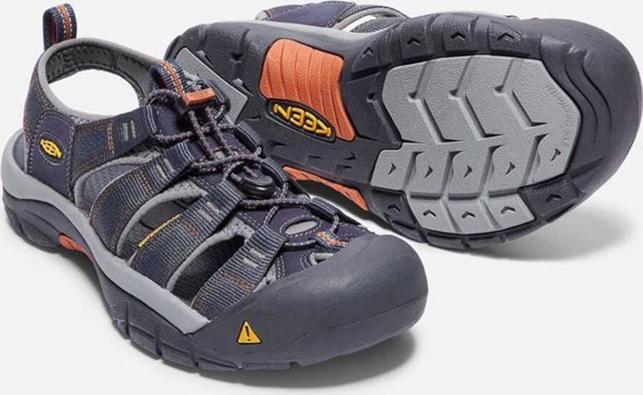 Keen Newport H2 Heren Wandelsandalen India Ink Rust Blauw Polyester K1001931