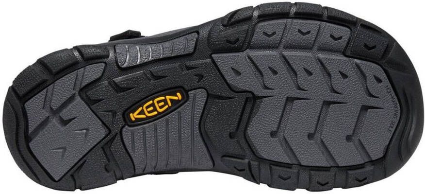 Keen Newport H2 Older Kids Sandalen Black Yellow Zwart Polyester K1022838