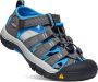 Keen Newport H2 Older Kids Sandalen Magnet Brilliant Blue Grijs Polyester - Thumbnail 6