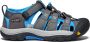 Keen Newport H2 Older Kids Sandalen Magnet Brilliant Blue Grijs Polyester - Thumbnail 10