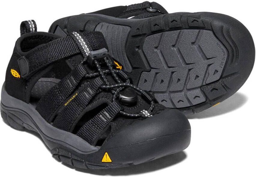 Keen Newport H2 Younger Kids Sandalen Black Yellow Zwart Polyester K1022824