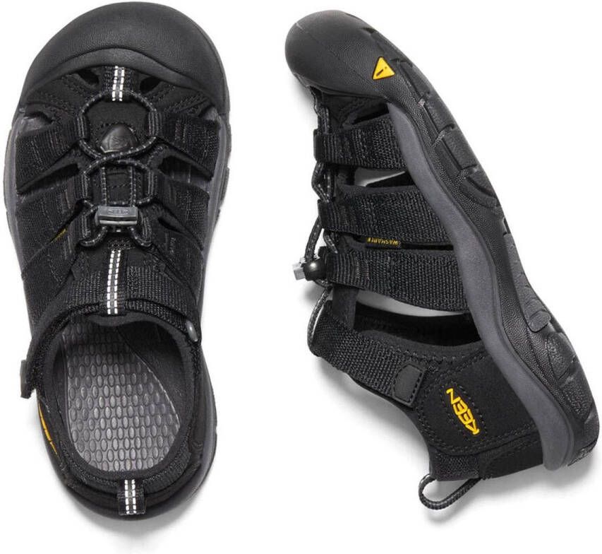 Keen Newport H2 Younger Kids Sandalen Black Yellow Zwart Polyester K1022824