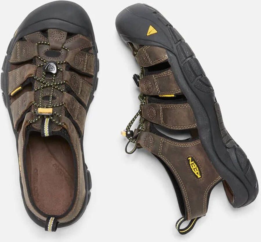 Keen Newport Heren Wandelsandalen Bison Bruin Leer K1001870