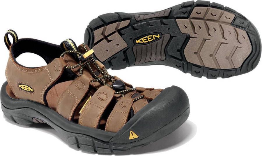 Keen Newport Heren Wandelsandalen Bison Bruin Leer K1001870