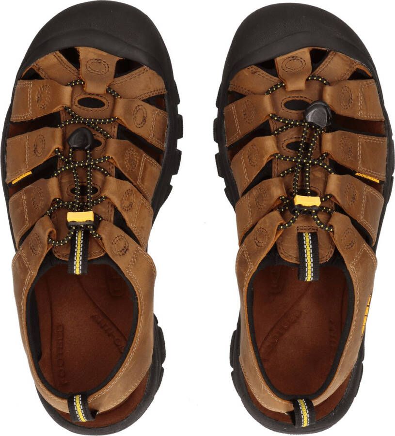 Keen Newport Heren Wandelsandalen Bison Bruin Leer K1001870