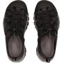 Keen Newport Heren Wandelsandalen Black Steel Grey Zwart Leer K1022247 - Thumbnail 11