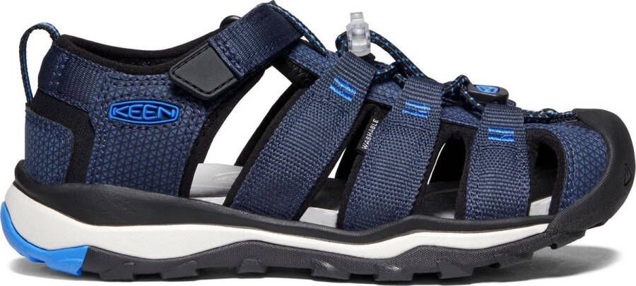 Keen Newport Neo H2 Younger Kids Sandalen Blue Night Brilliant Blue Blauw Polyester K1022906