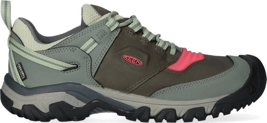 Keen Ridge Flex Dames Wandelschoenen Castor Grey Dubarry Grijs Leer K1024922