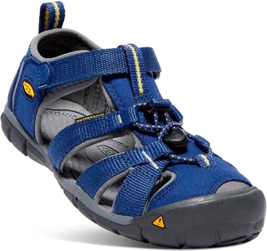 Keen Seacamp II Older Kids Sandalen Blue Depths Gargoyle Blauw Polyester K1010096