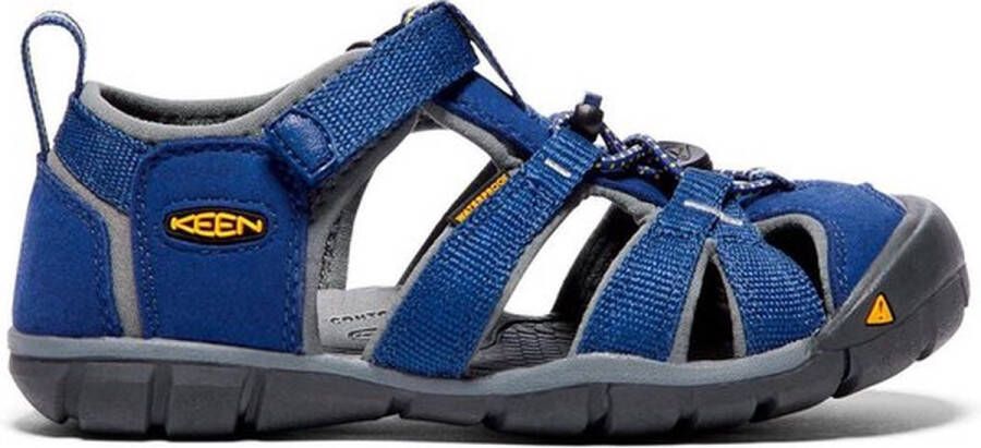 Keen Seacamp II Older Kids Sandalen Blue Depths Gargoyle Blauw Polyester K1010096