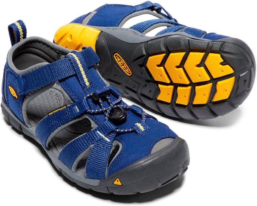 Keen Seacamp II Older Kids Sandalen Blue Depths Gargoyle Blauw Polyester K1010096