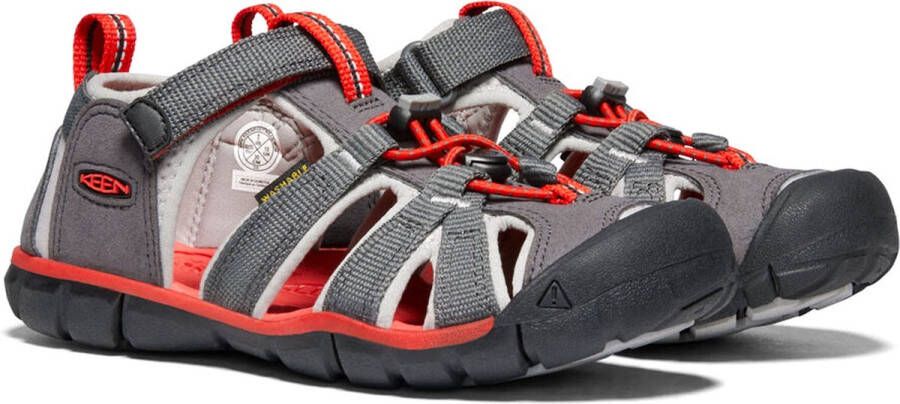 Keen Seacamp II Older Kids Sandalen Magnet Drizzle Grijs Polyester K1022985 - Foto 10