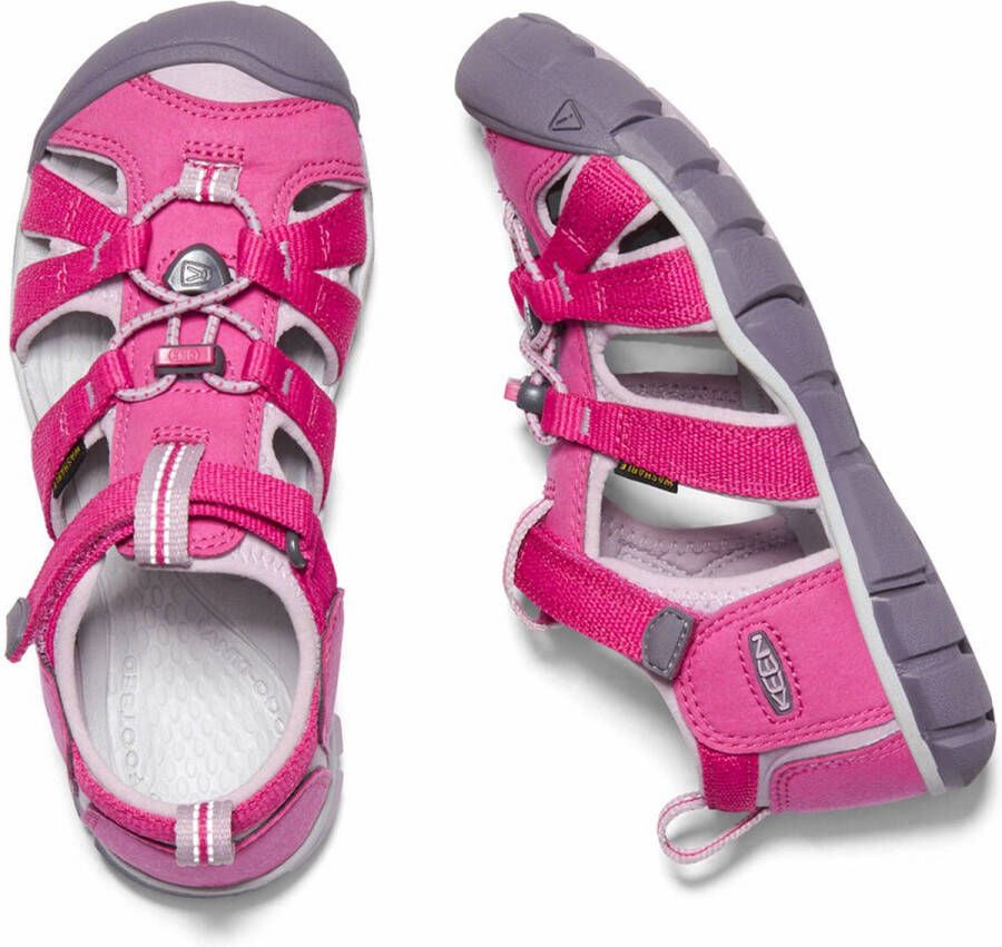 Keen Seacamp II Older Kids Sandalen Very Berry Dawn Pink