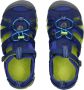 Keen Seacamp II Younger Kids Sandalen Blue Depths Chartreuse Blauw Polyester K1022978 - Thumbnail 10