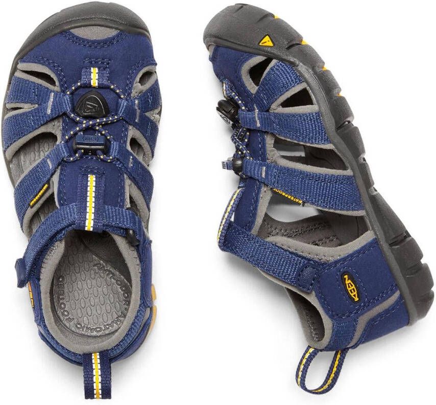 Keen Seacamp II Younger Kids Sandalen Blue Depths Gargoyle Blauw Polyester K1010088