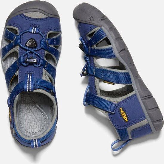 Keen Seacamp II Younger Kids Sandalen Blue Depths Gargoyle Blauw Polyester K1010088