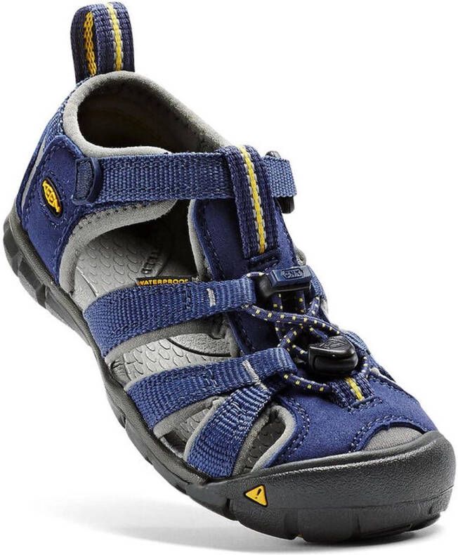 Keen Seacamp II Younger Kids Sandalen Blue Depths Gargoyle Blauw Polyester K1010088