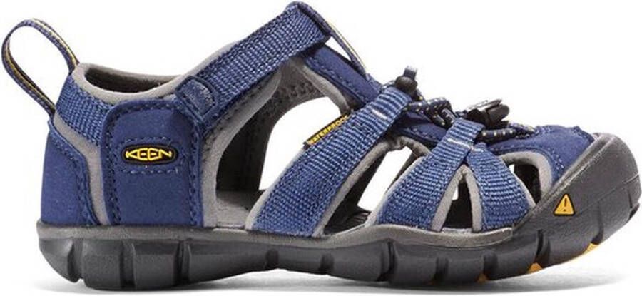 Keen Seacamp II Younger Kids Sandalen Blue Depths Gargoyle Blauw Polyester K1010088