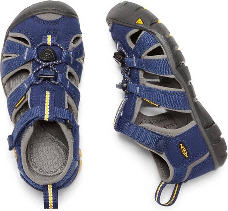 Keen Seacamp II Younger Kids Sandalen Blue Depths Gargoyle Blauw Polyester K1010088