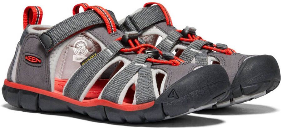 Keen Seacamp II Younger Kids Sandalen Magnet Drizzle Grijs Polyester K1022970 - Foto 5