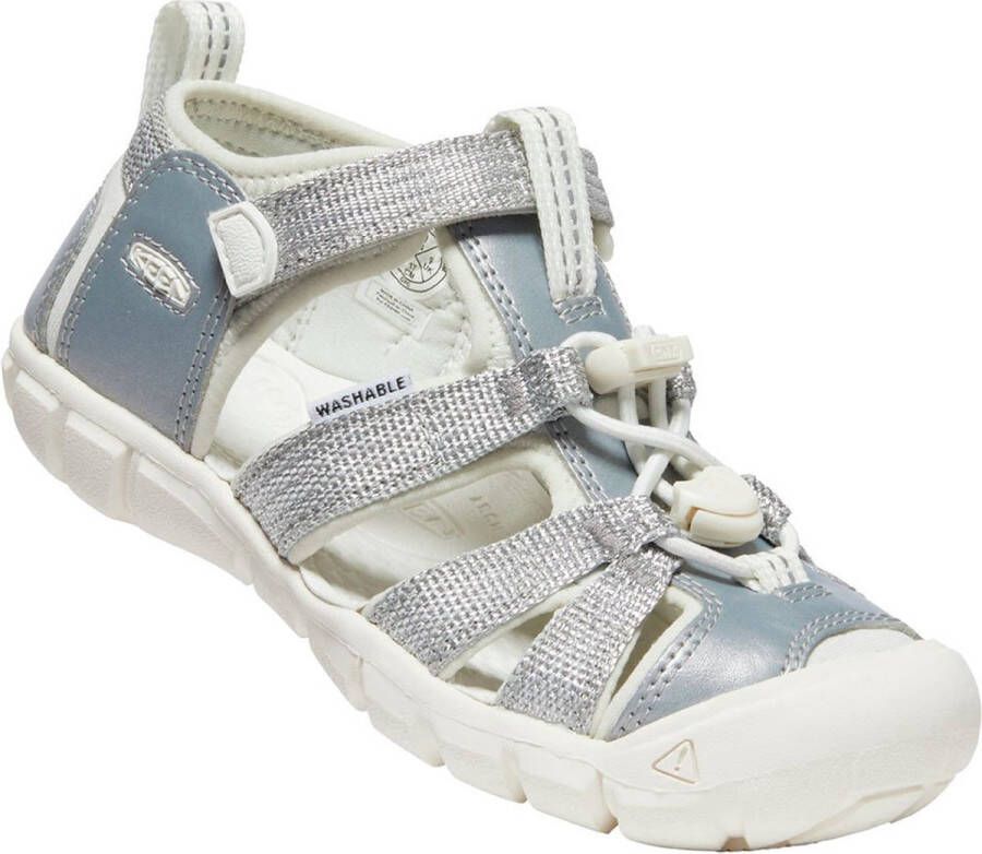 Keen Seacamp II Younger Kids Sandalen Silver Star White