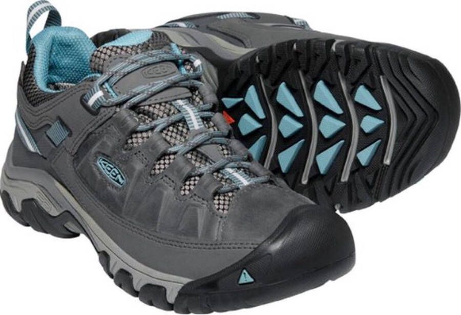 Keen Targhee III Dames Wandelschoenen Magnet Atlantic Blue Grijs Leer