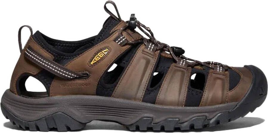 Keen Targhee III Heren Wandelsandalen Bison Mulch Bruin Leer K1022427