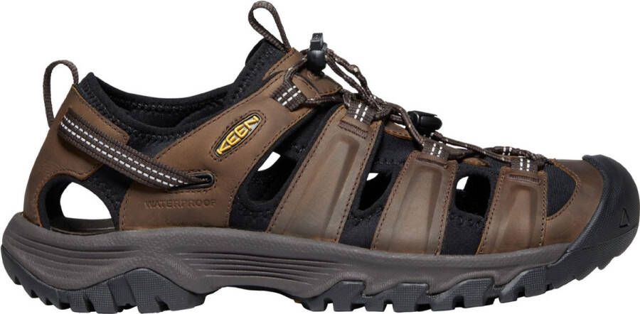 Keen Targhee III Heren Wandelsandalen Bison Mulch Bruin Leer K1022427