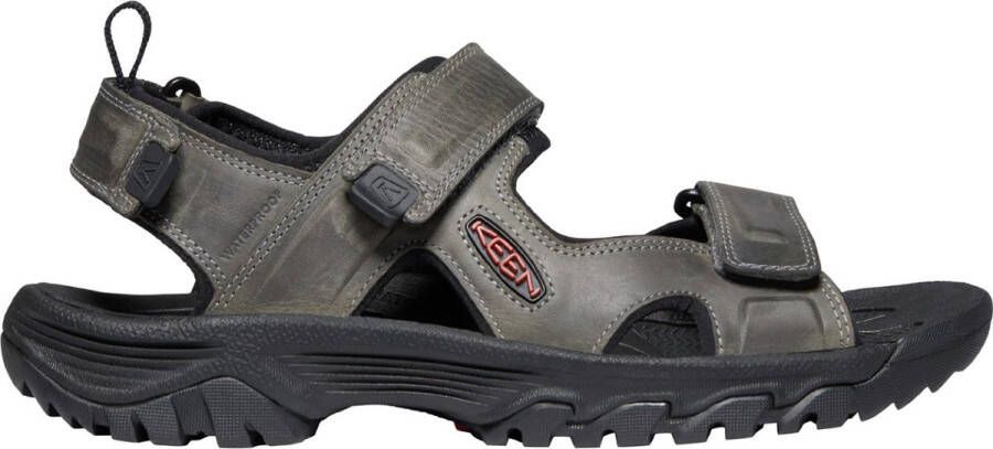 Keen Targhee III Heren Wandelsandalen Grey Black Grijs Leer K1022424